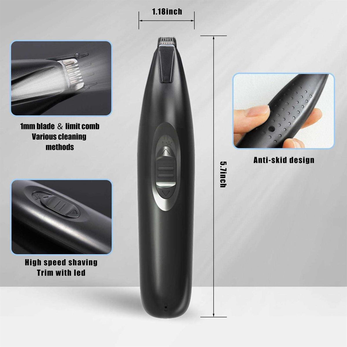 Cordless Rechargeable Dog Paw Trimmer Z6438