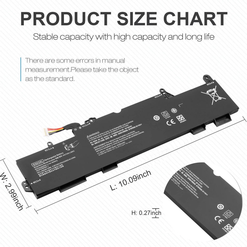 Battery for HP EliteBook ZBook 14u G5 G781881