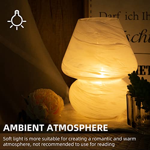 Mushroom Table Lamp with LED Bulb M507