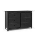 White 6 Drawer Double Dresser W659905