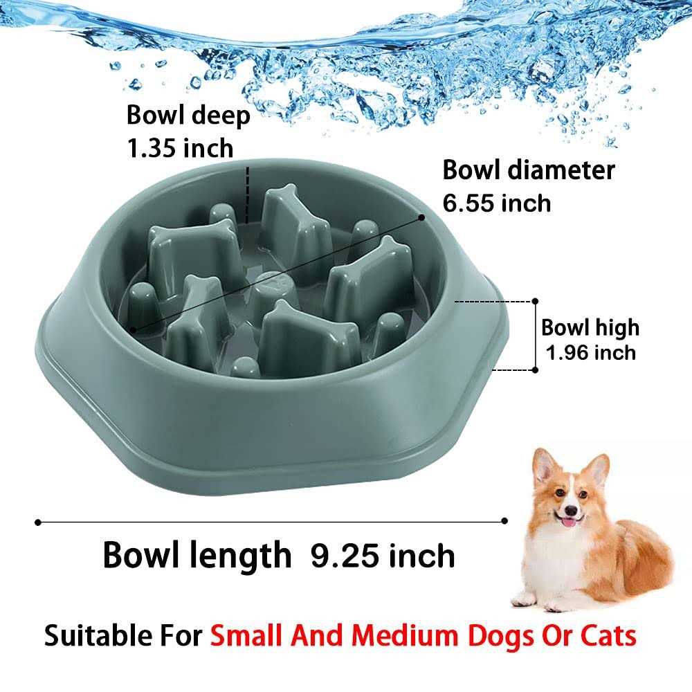 Slow Feeder Non Slip Dog Bowl W959