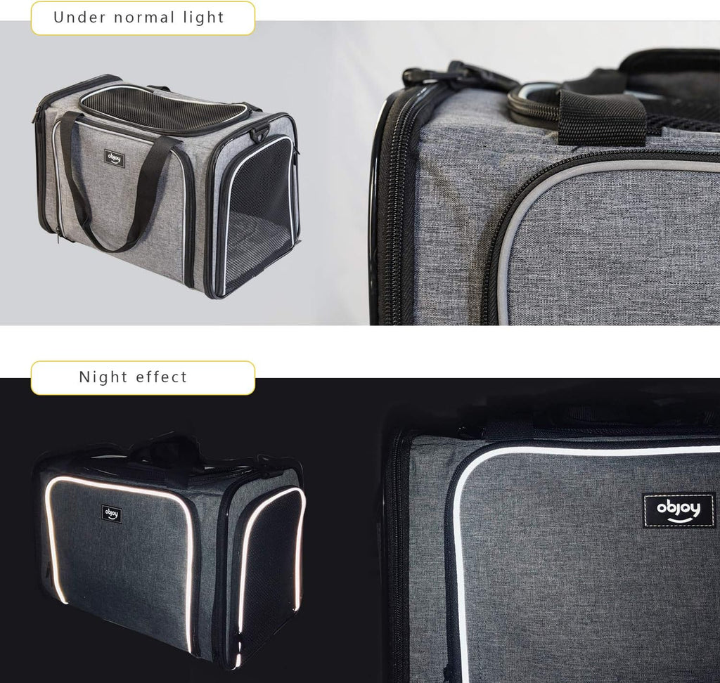 Airline Approved Soft Sided Expandable Collapsible Pet Carrier O6479