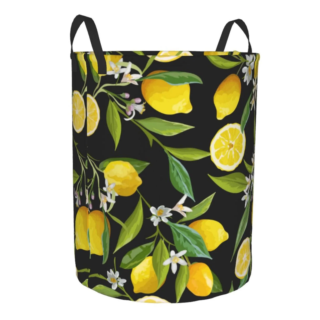 Round Laundry Hamper with Handles V217