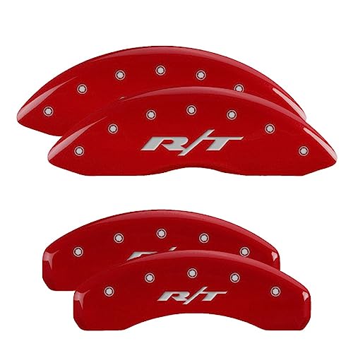 Red Powder Coated Aluminum Brake Caliper Covers Set of 4 T729