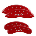 Red Powder Coated Aluminum Brake Caliper Covers Set of 4 T729