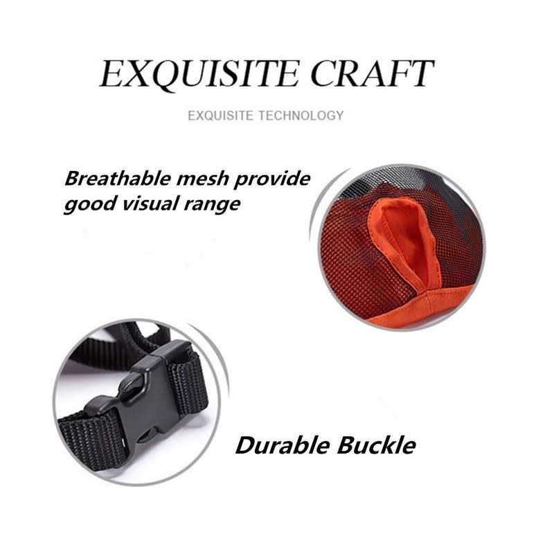 Adjustable Breathable Mesh Short Snout Dog Muzzle Y628