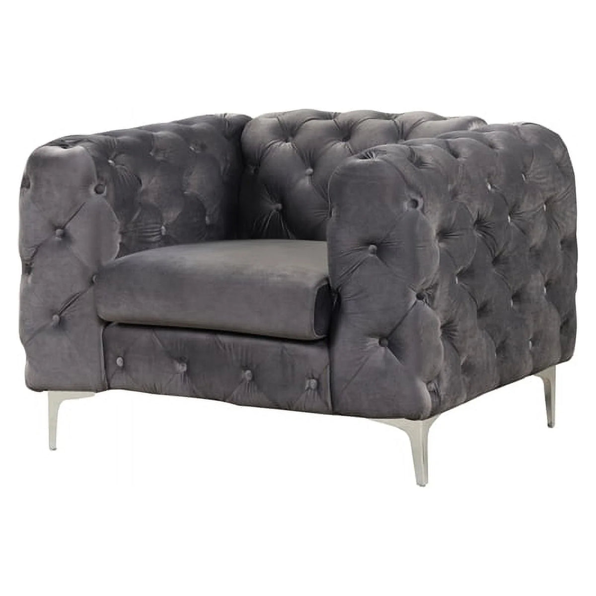Velvet Sofa and Two Chairs Set M707967