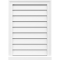 Vertical Surface Mount PVC Gable Vent W6471