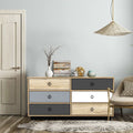 6 Drawers Double Dresser Storage Tower C42392