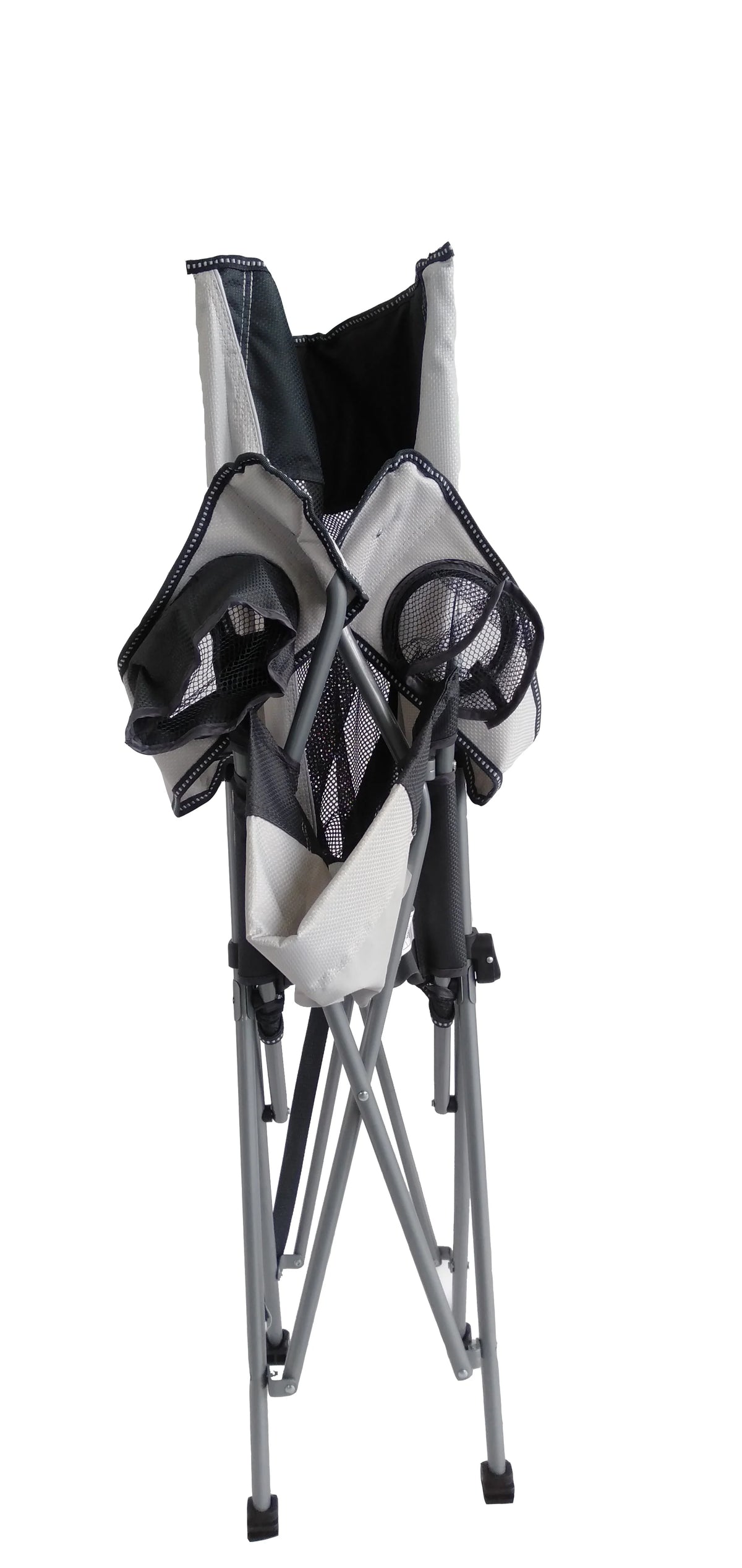 Gray and Black Mesh Camp Chair M661
