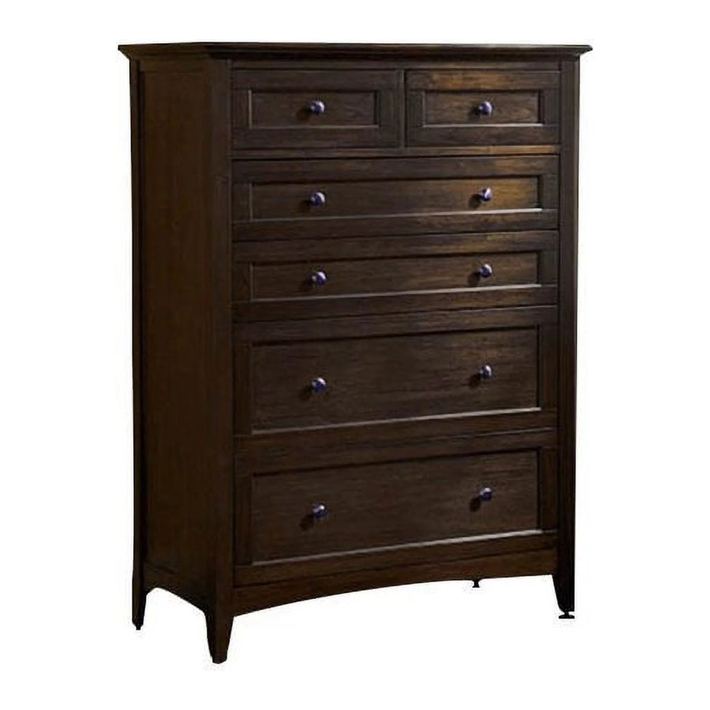 6 Drawer Dark Mahogany Chest V272405