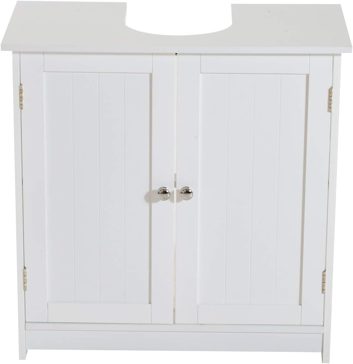 24” Pedestal Sink Bathroom Vanity Cabinet - White C1384