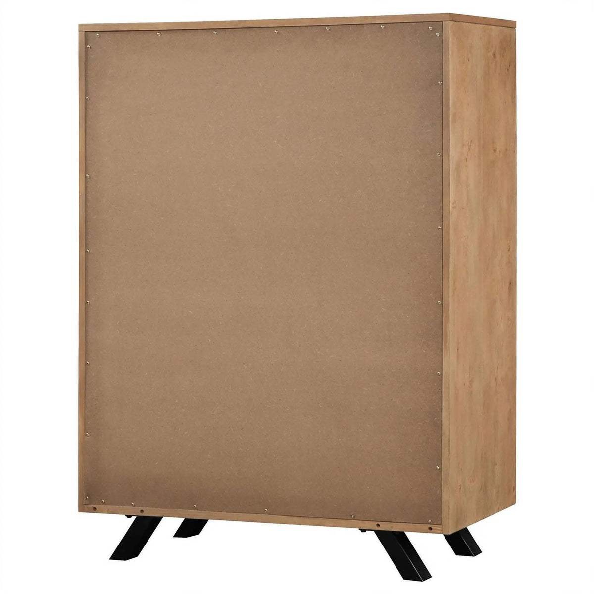Light Honey Brown 5-drawer Rectangular Chest J731