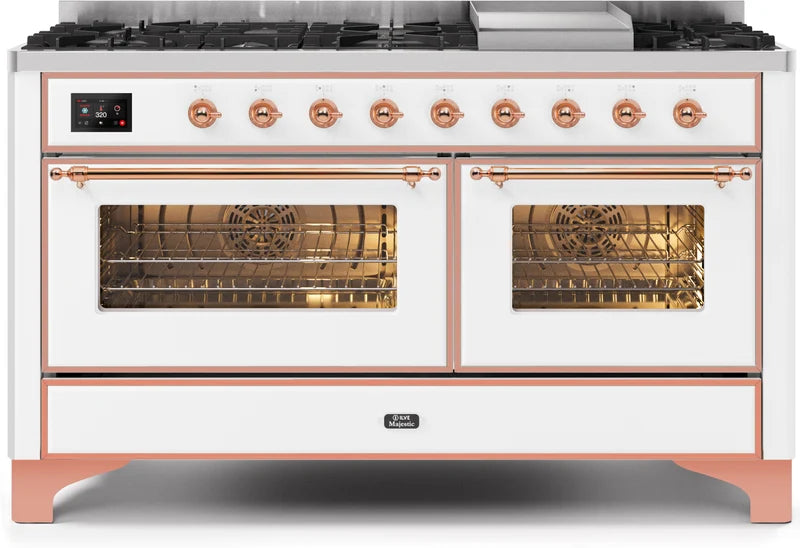 White Dual Fuel Propane Gas Range Y6899