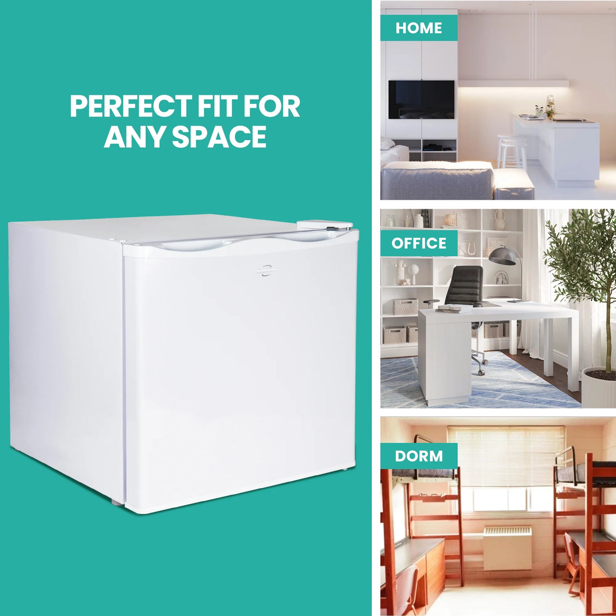 White 1.2 cu ft Upright Freezer C588