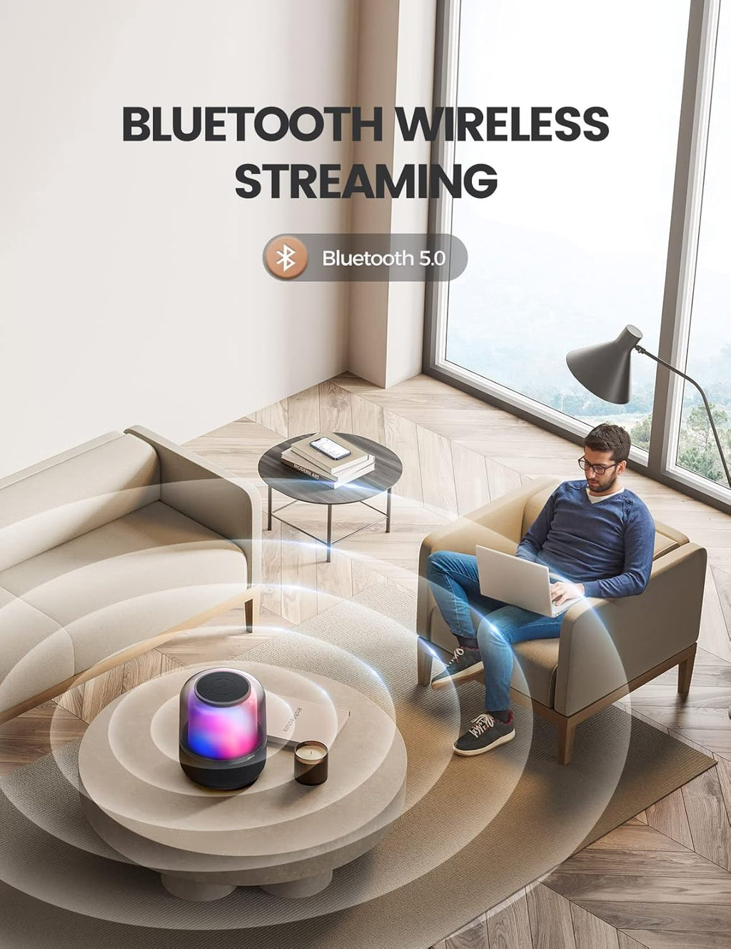 50W Bluetooth Speaker with Subwoofer R8054