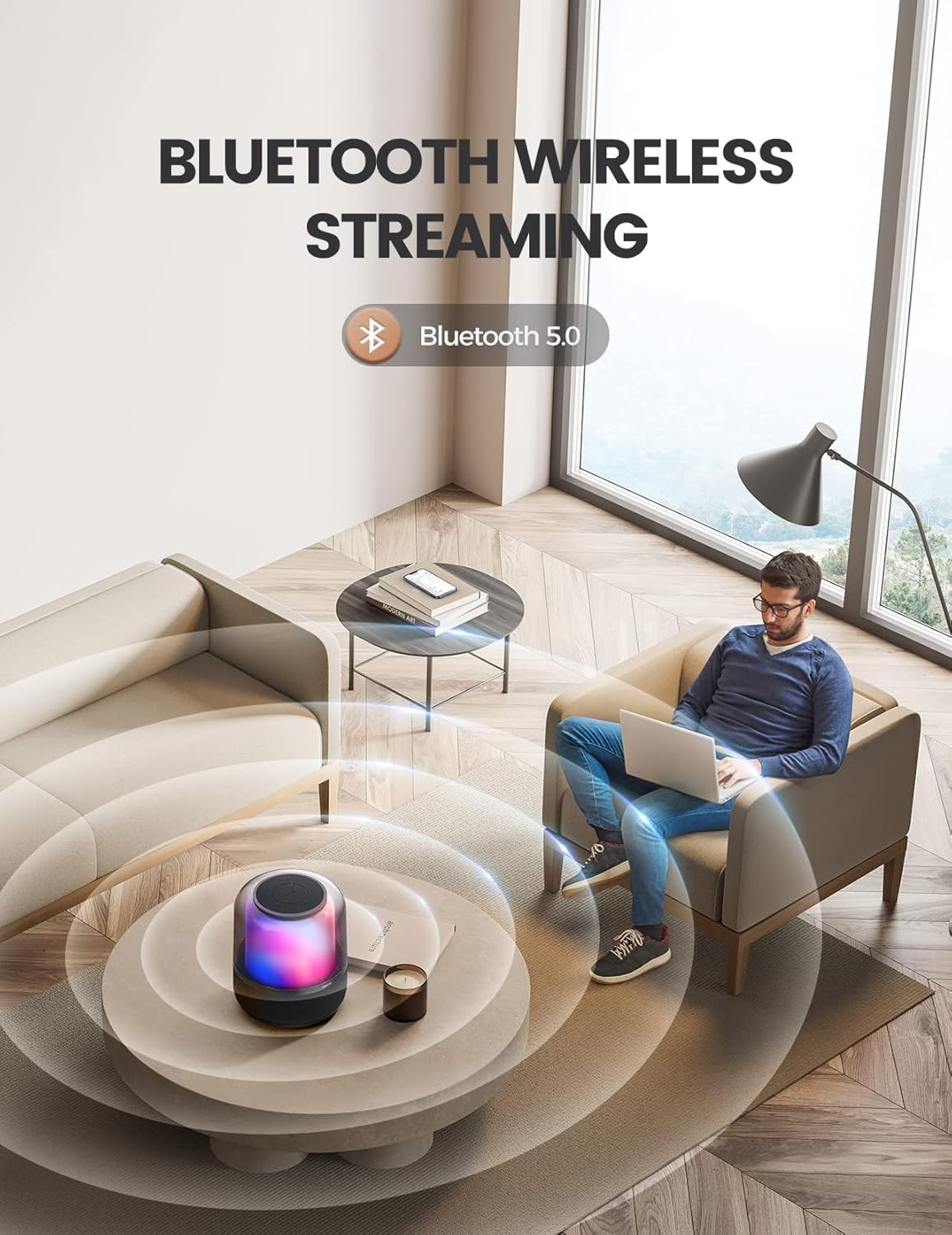 50W Bluetooth Speaker with Subwoofer R8054
