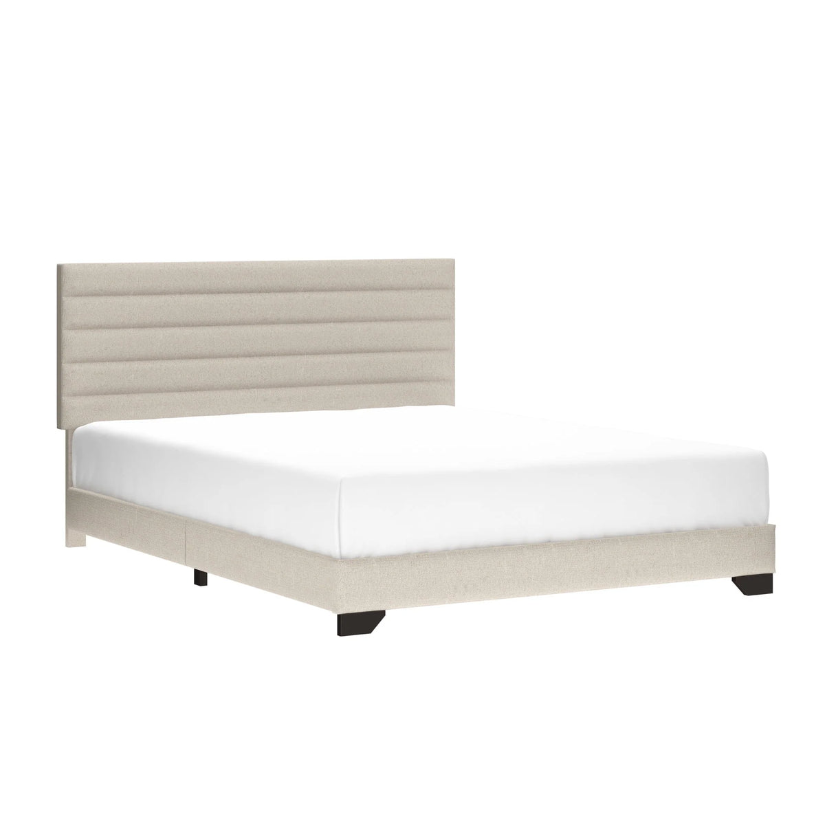 Charcoal Upholstered Queen Platform Bed U930896