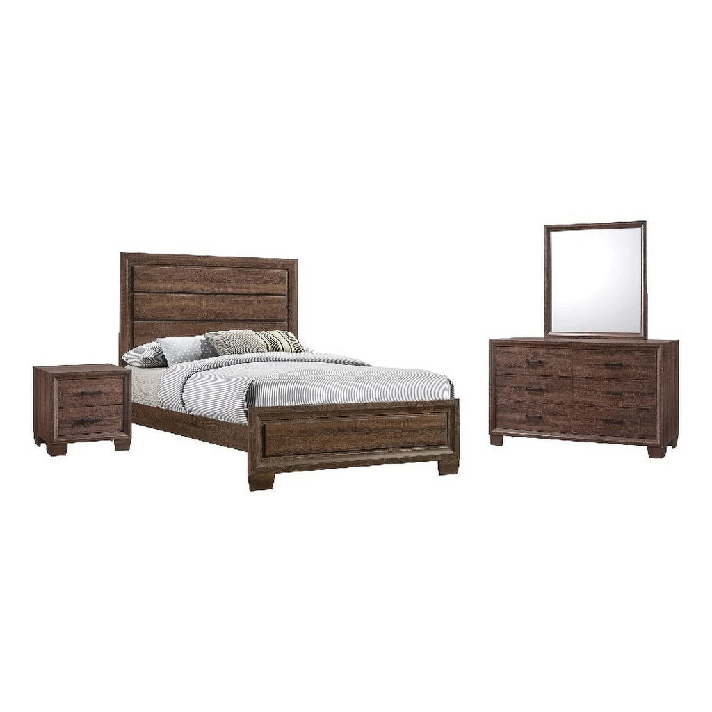Medium Warm Brown Bedroom Set E969