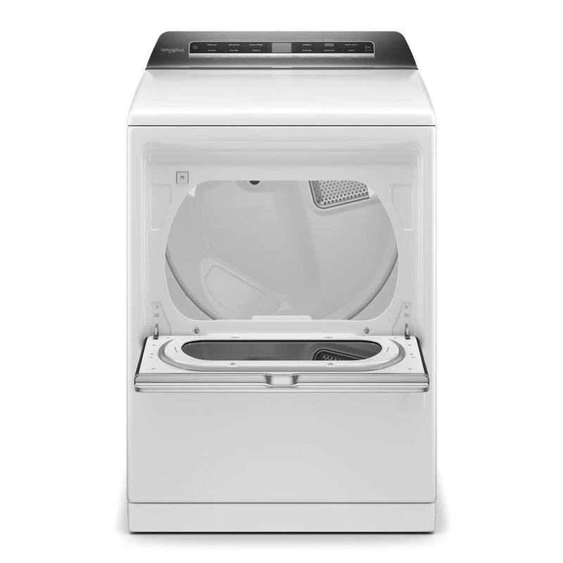 White 7.4 cu. ft. Smart Gas Vented Dryer with Steam F502247
