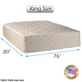 King 76x80x14 Innerspring Firm Mattress E679