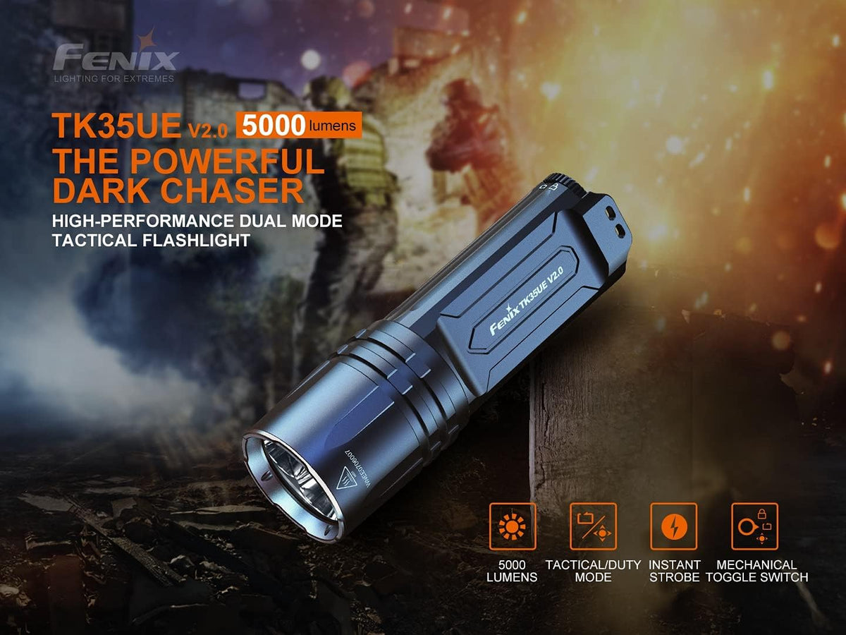 5000 lumens Tactical Flashlight with Batteries and USB Charger D75666