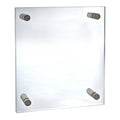 Clear Acrylic Sign Holder With Caps Y462