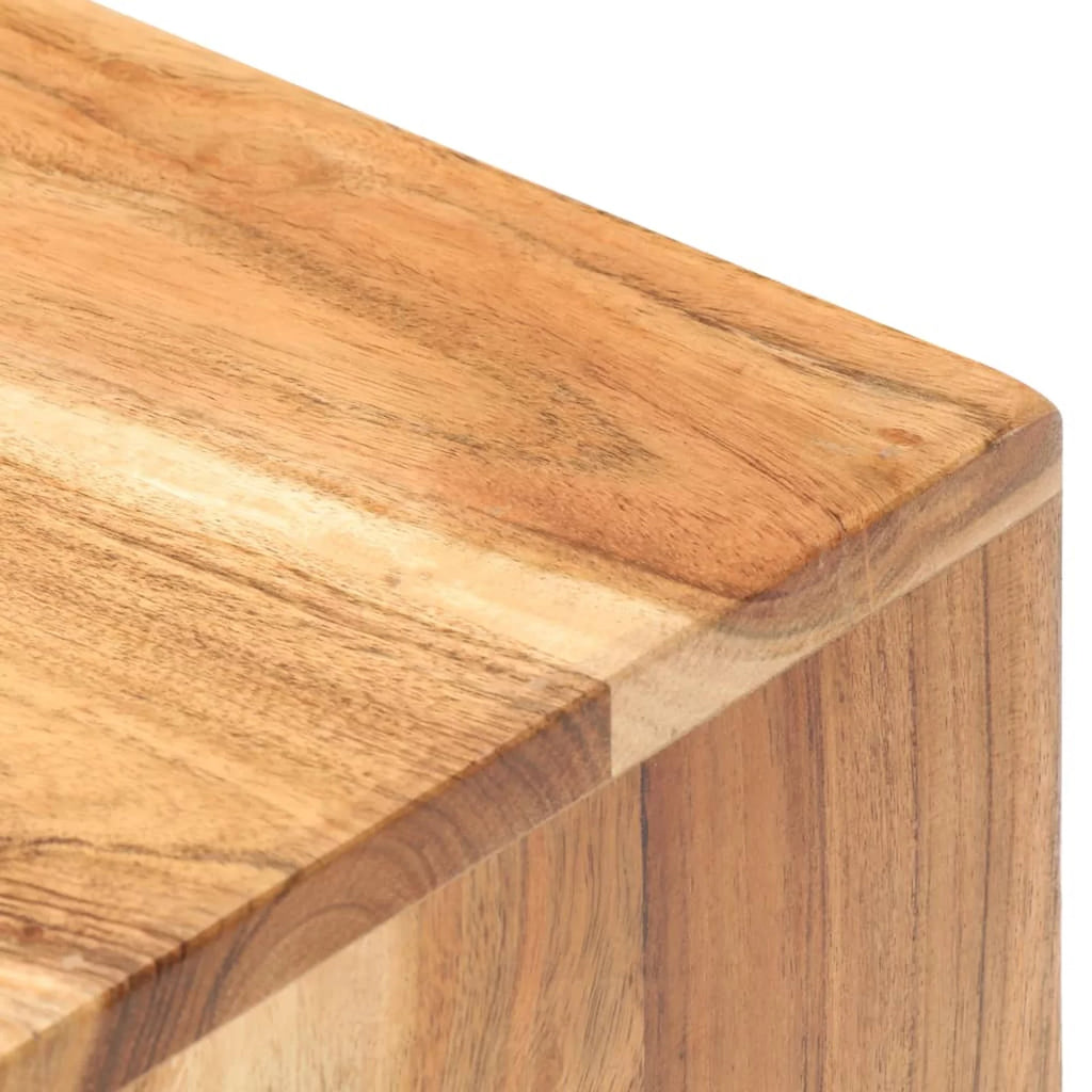 Solid Acacia Wood Bedside Cabinet O3068