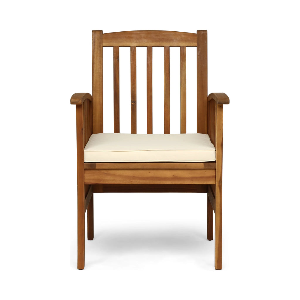 Acacia Wood 3 Piece Bistro Set with Cushion R471