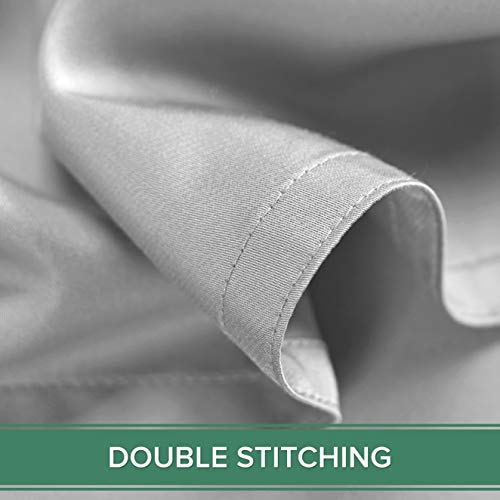 King White Bamboo Viscose Bed Sheet Set R574