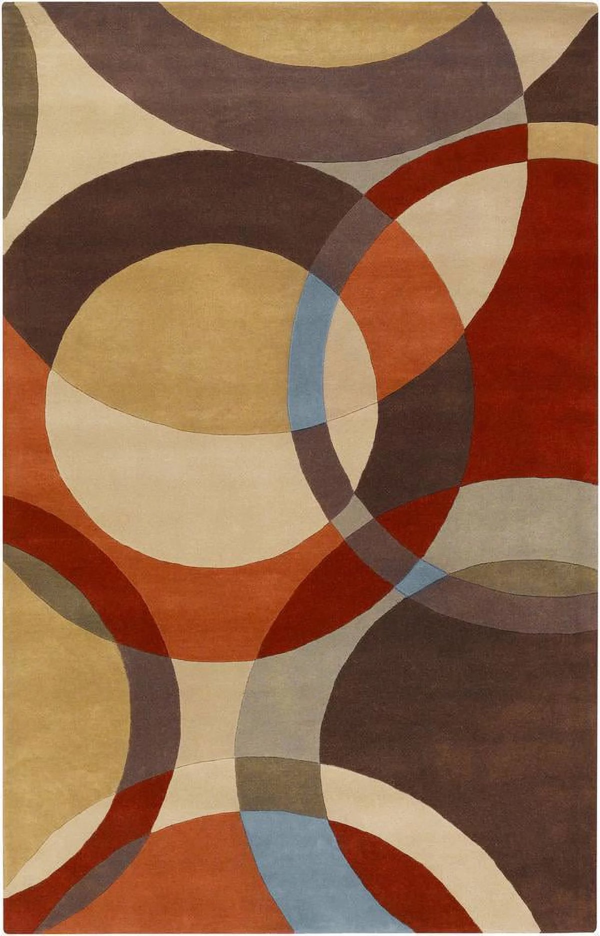 7x9 Modern Tan Area Rug O2359
