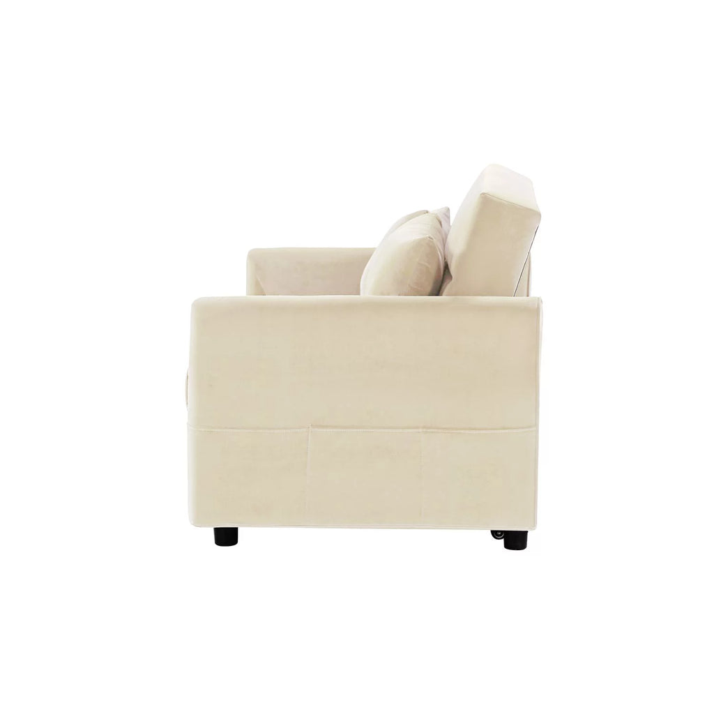 Loveseat Sofa with 2 Pillows V22836