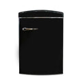 Black 3.2 cu. ft. Convertible Refrigerator-Freezer V24436