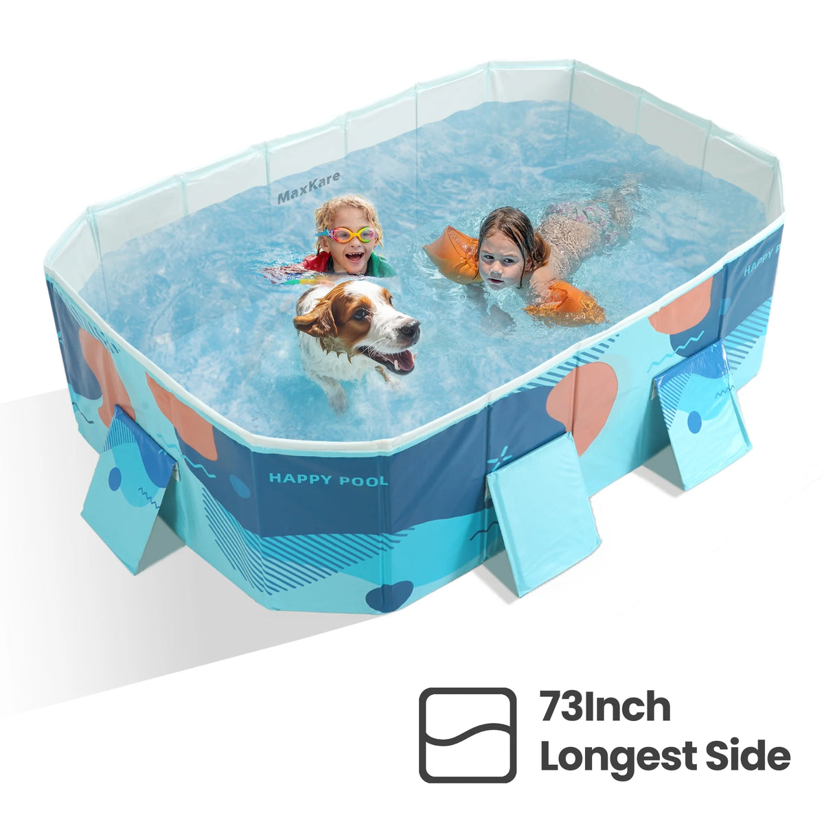 Foldable Swimming Pool Blue M155