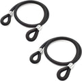 Heavy Duty 1/2 Bungee Cords 2 Pack 48 Inch Long Latex Elastic Rope G18130