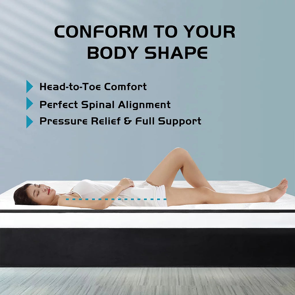 Memory Foam Spring Hybrid Mattress Twin C32246