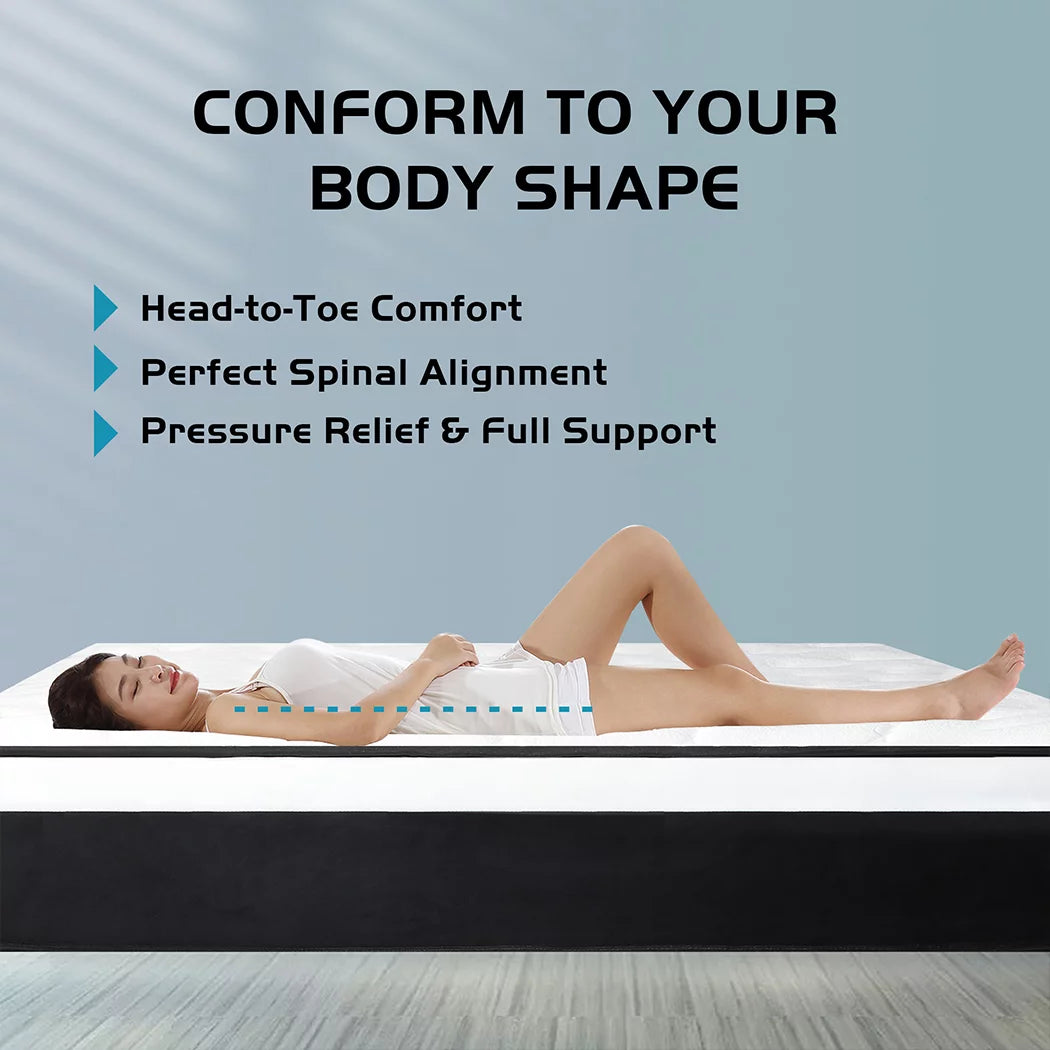 Memory Foam Spring Hybrid Mattress Twin C32246