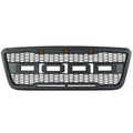 Gray Front Bumper Grille Hood Mesh Package A5106