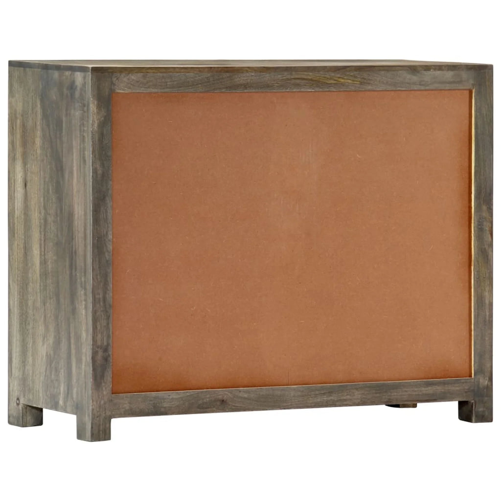 Mango Wood Side Cabinet with Door and 3 Storage Drawers Y632