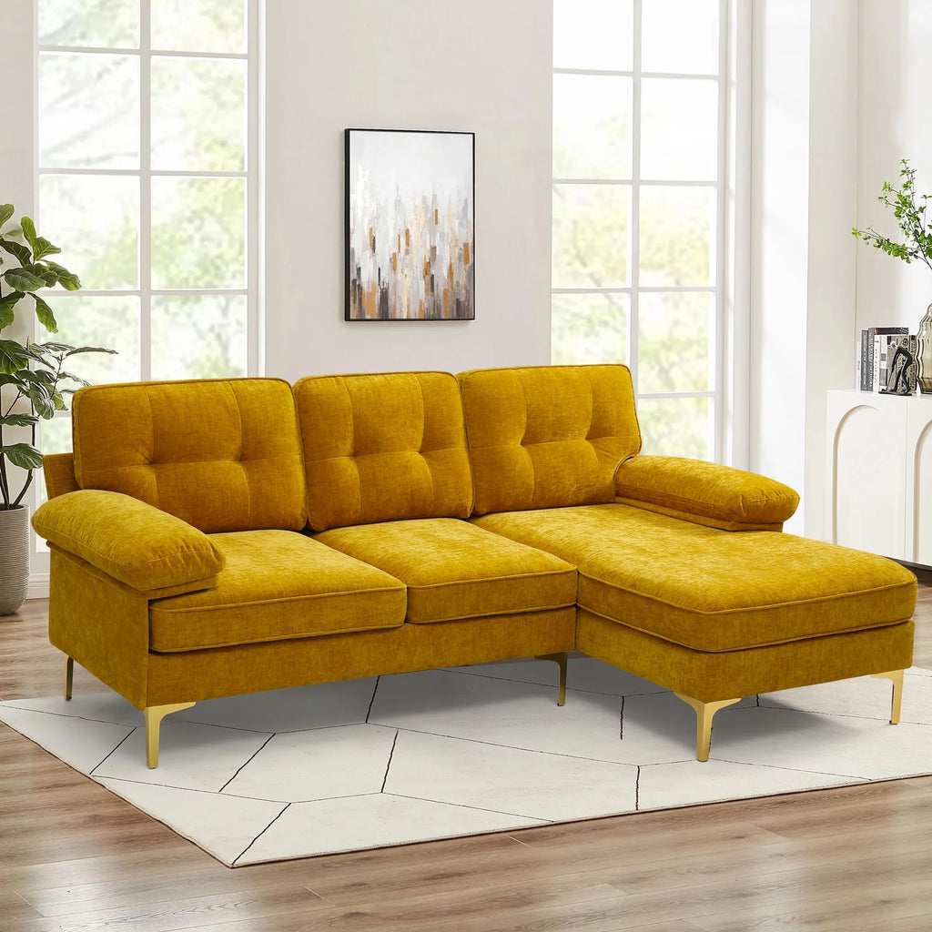 3-Piece Modular L-Shaped Sectional Sofa L65253