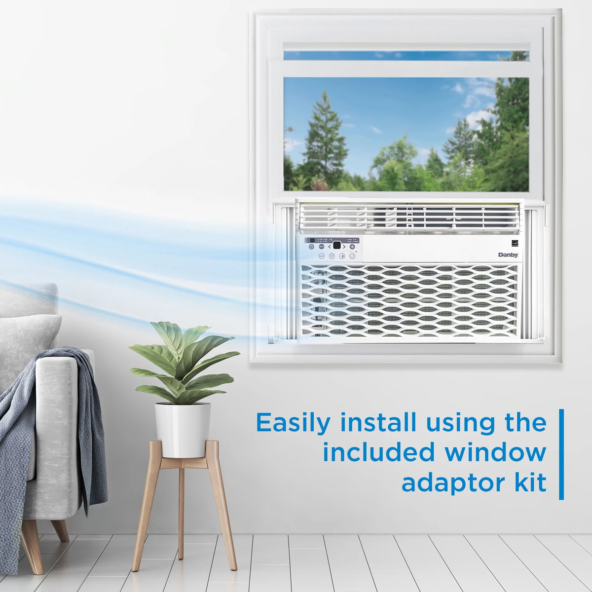 10,000 BTU White Window Air Conditioner with Remote W23518
