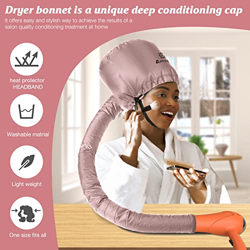 Adjustable Extra Large Pink Bonnet Hair Dryer Attachment K94232