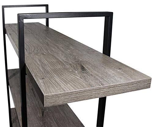 3-Tier Metal and Wood Bookshelf T46875