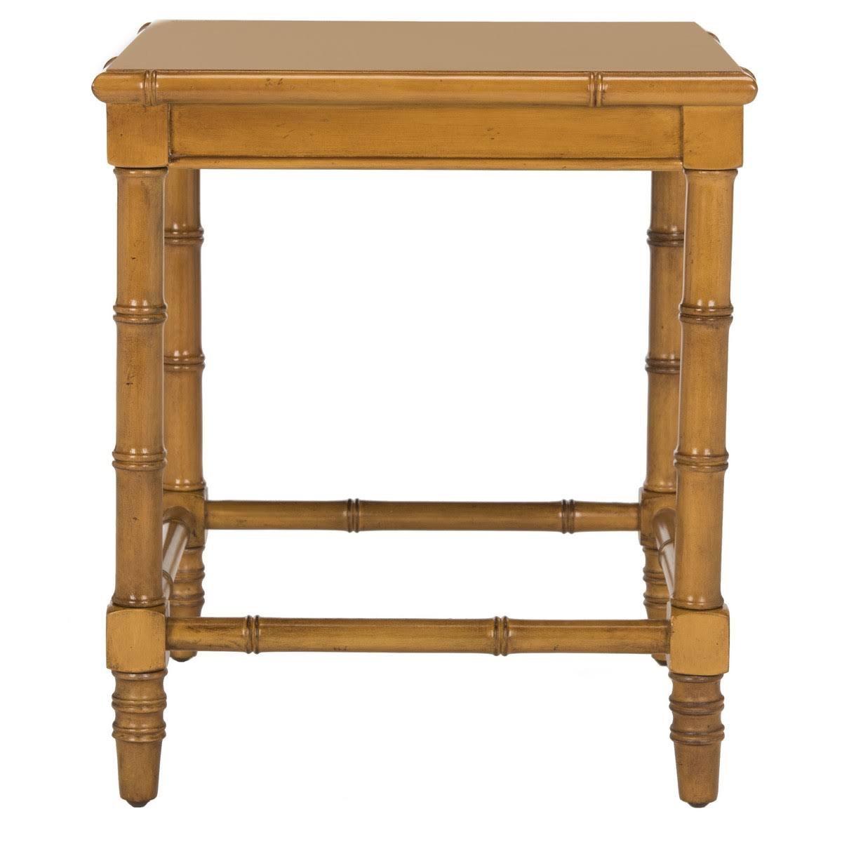 22" Brown Bamboo Accent Table K4975
