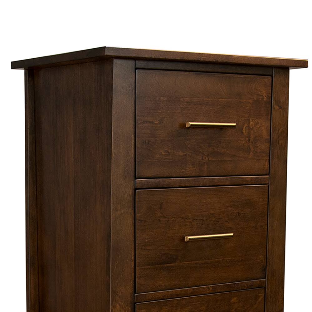 Sumatra Brown 5-Drawer Narrow Chest E7819