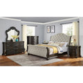 King Wood 6-Piece Sleigh Bedroom Set S331