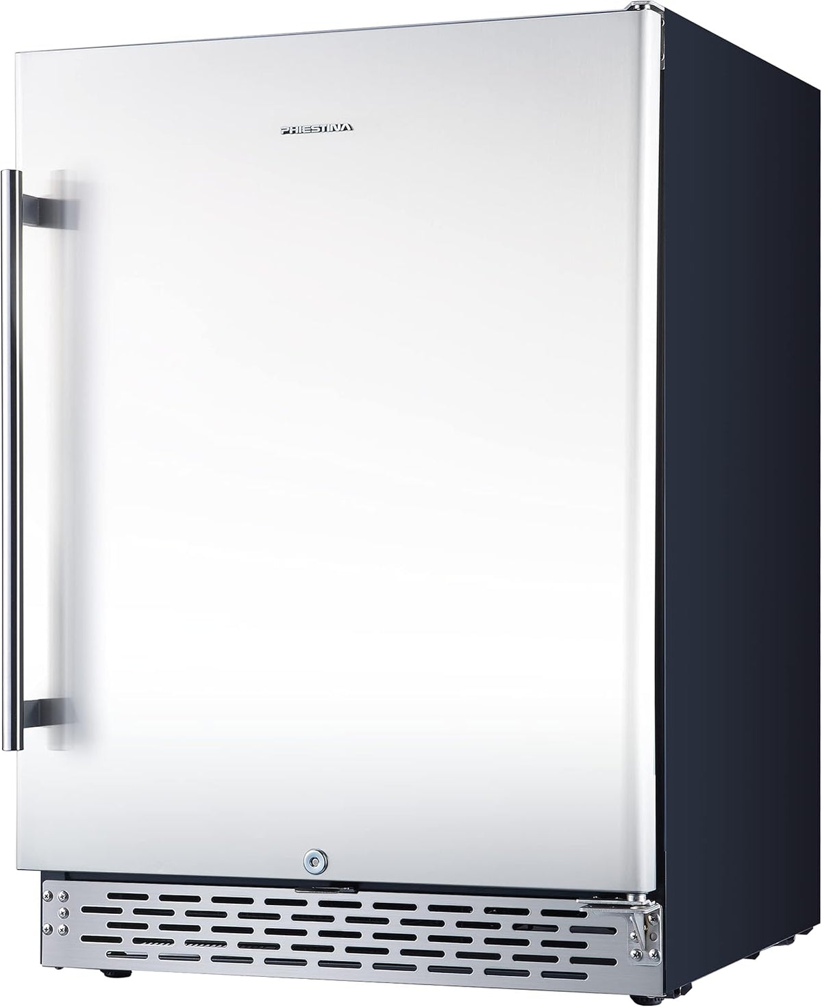 96 Can Compressor Beverage Cooler Stainless Steel Glass Door Q535