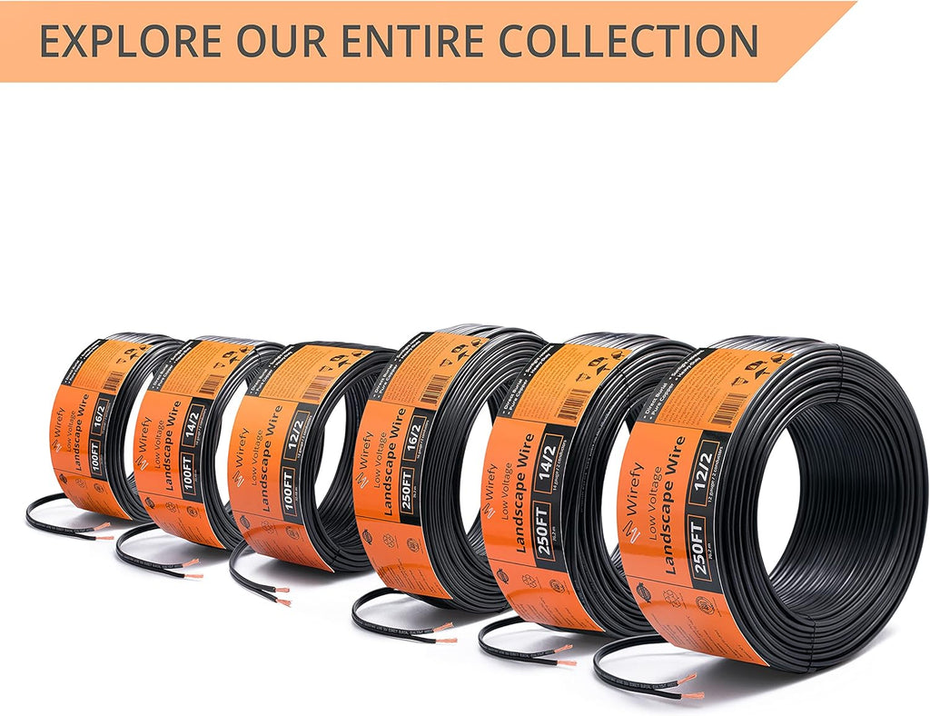 14-Gauge 2-Conductor 250 Feet Landscape Lighting Wire Q9895