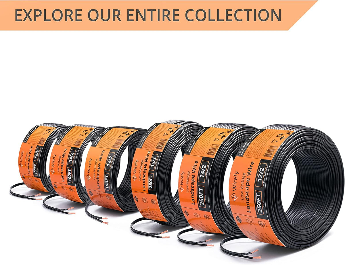 14-Gauge 2-Conductor 250 Feet Landscape Lighting Wire Q9895