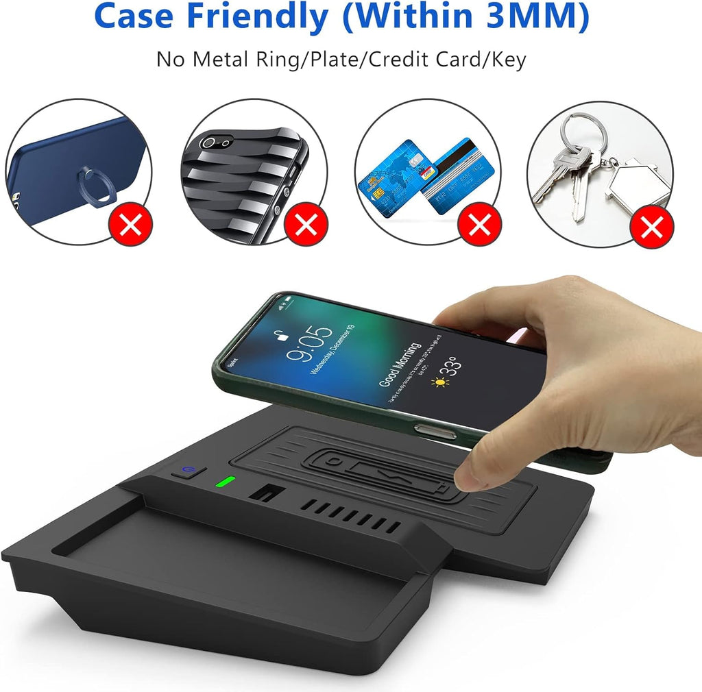 Wireless Charging Pad Center Console Organizer E477923
